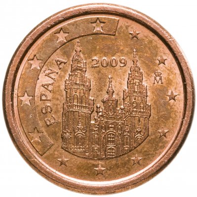 купить Испания 1 цент 1999-2019