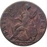 Купить Великобритания, король Георг III 1/2 пенни (penny) 1775