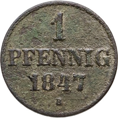 купить Ганновер 1 пфенниг 1847