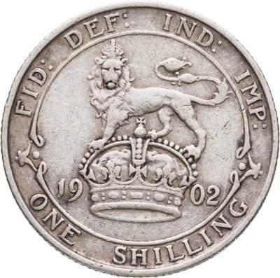 купить Великобритания 1 шиллинг (shilling) 1902