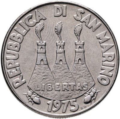 купить Сан-Марино 50 лир (lire) 1975 Любовь у животных