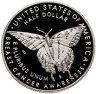 Купить США 50 центов (1/2 доллара, half dollar) 2018 S осведомленность о раке молочной железы знак монетного двора: "S" - Сан-Франциско, с сертификатом