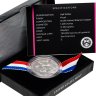 Купить США 50 центов (1/2 доллара, half dollar) 2018 S осведомленность о раке молочной железы знак монетного двора: "S" - Сан-Франциско, с сертификатом