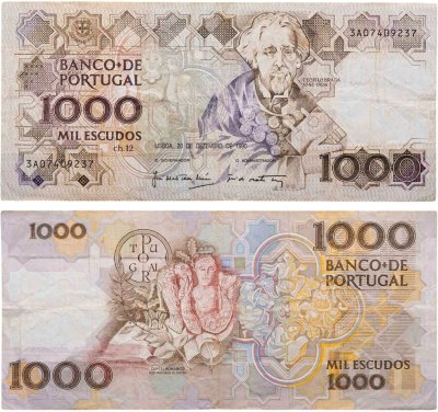 купить Португалия 1000 эскудо 1990