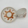Купить Чайная пара "Барбарис", автор Е.П. Смирнов, фарфор, роспись, золочение, Дмитровский фарфоровый завод (ДФЗ Вербилки), СССР, 1965-1991 гг.