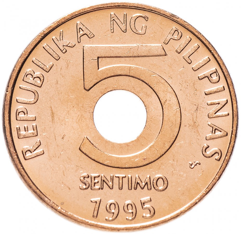 купить Филиппины 5 сентимо (centimos) 1995