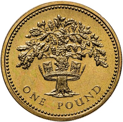 купить Великобритания 1 фунт (pound) 1987