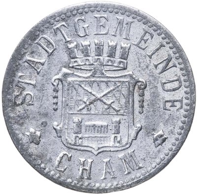 купить Германия, Чам 10 пфеннигов 1917