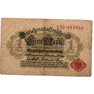 купить Германия 1 марка 1914