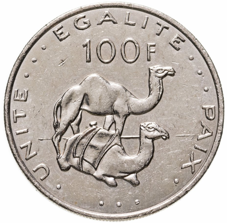 купить Джибути 100 франков (francs) 1977-2017, случайная дата