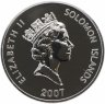 Купить Соломоновы острова 5 долларов 2007 "Год свиньи"