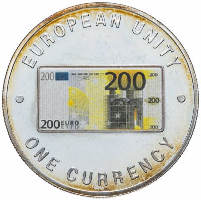 купить Замбия 1000 квача 1999 "Европейское единство - 200 евро"