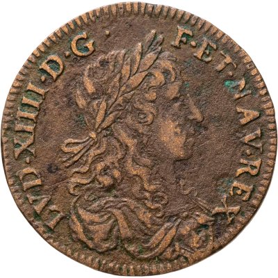 купить Франция счетный жетон 1643-1715 Людовик XIV