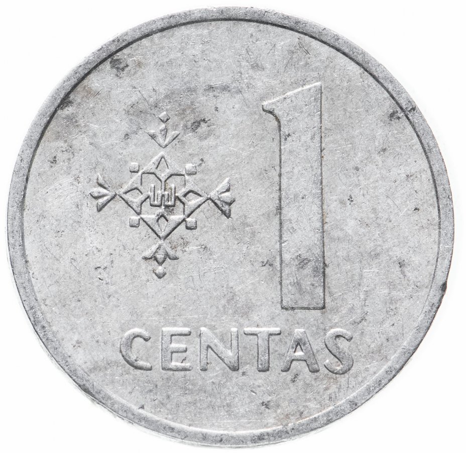 купить Литва 1 цент (centas) 1991