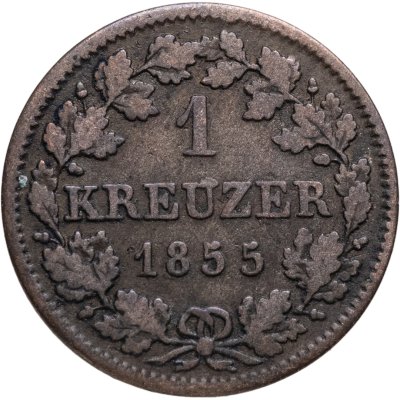 купить Бавария 1 крейцер 1855