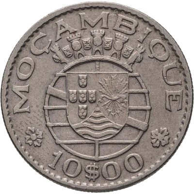 купить Мозамбик 10 эскудо (escudos) 1970