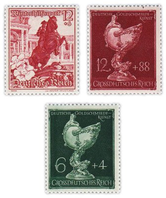 купить Германия, Третий Рейх набор из 3 марок 1938-1944