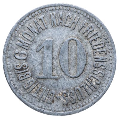 купить Германия (нотгельды) 10 пфеннигов 1917 "Муниципальная ассоциация Богена"