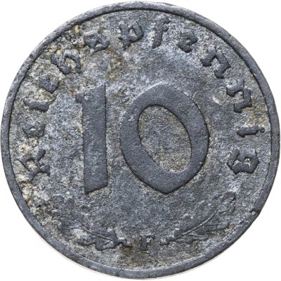 купить Германия (Третий рейх) 10 рейхспфеннигов (reichspfennig) 1943 F