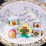 Купить Шкатулка "Зимний день", по мотивам художника А.В. Воробьевского, фарфор, роспись, золочение, цировка, Ленинградский фарфоровый завод (ЛФЗ), Российская Федерация, 1991-2012 гг.