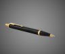 Купить Шариковая ручка Parker IM Metal Black GT, стержень: M, цвет чернил: blue, в подарочной упаковке., Лаки и смолы: лак, латунь, позолота, 2026 г.