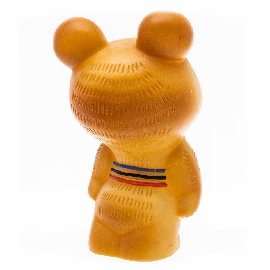 Игрушка "Олимпийский мишка", резина, СССР, 1980-1990 гг. стоимостью ...