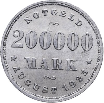 купить Германия, Гамбург, нотгельд 200000 марок 1923