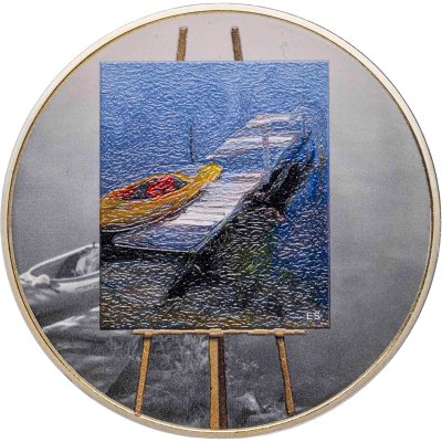 купить Канада 20 долларов 2017 "На открытом воздухе: Вас Ждет Весло" в футляре, с сертификатом