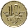 Купить Литва 10 центов 1997