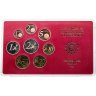 Купить Германия, годовой набор из 8 монет евро 2004  Proof монетного двора Карлсруэ - буква "G", в оригинальном футляре