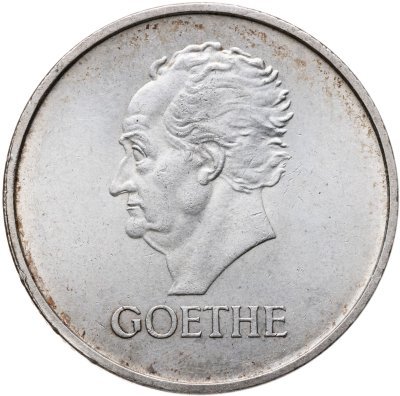 купить Германия 3 рейхсмарки (reichsmark) 1932 "100 лет со дня смерти Гёте"