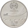 Купить Португалия 2,5 евро  2014 "100 лет Военной авиации" Самолет