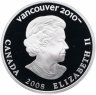 Купить Канада 25 долларов (dollars) 2008   XXI зимние Олимпийские Игры, Ванкувер 2010 - Бобслей, в футляре
