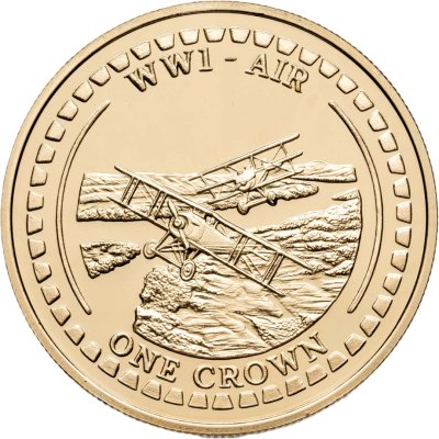 купить Гибралтар 1 крона (crown) 2014 Первая мировая война - В воздухе