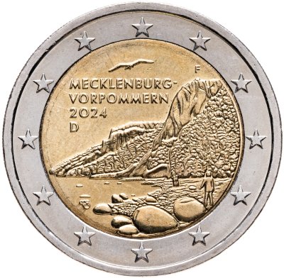 купить Германия 2 евро 2024 "Мекленбург - Передняя Померания (холм Кёнигсштуль)" Двор F