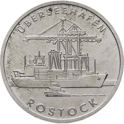 купить Германия (ГДР) 5 марок (mark) 1988 "30 лет порту города Росток"