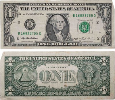 купить США 1 доллар 1993 B - Нью-Йорк