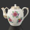 Купить Чайник доливной с цветочным декором, фарфор, деколь, золочение, СССР, 1980-1990 гг.