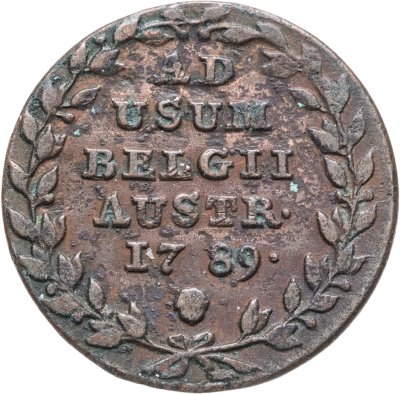 купить Австрийские Нидерланды 1 лиард (liard) 1789 Иосиф II