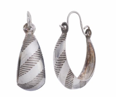 купить Серьги винтажные, серебро 925 пр., СССР, 1970-1990 гг.