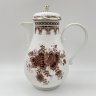 Купить Сервиз кофейный на 2 персоны, украшенный цветочным декором (6 предметов), фарфор, деколь, золочение, Kahla, Германия, 1968-1991 гг.