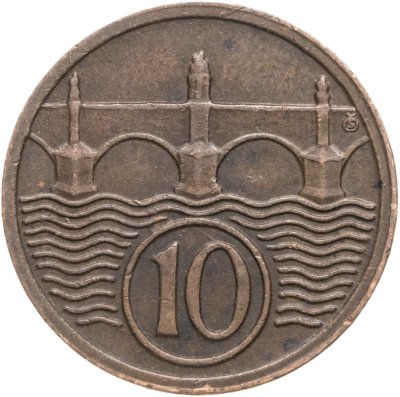 купить Чехословакия 10 геллеров (haleru) 1923