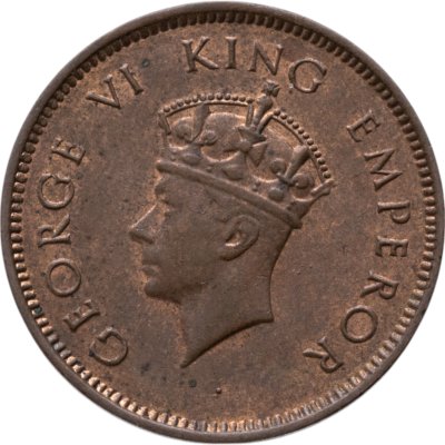 купить Британская Индия 1/4 анны (anna) 1939