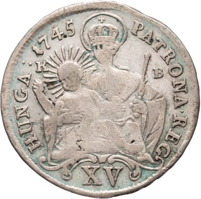 купить Венгрия 15 крейцеров 1745 Мария Терезия