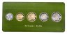 Купить Эфиопия набор из 5 монет 1977 Proof, в футляре с сертификатом