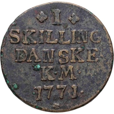 купить Дания 1 скиллинг 1771