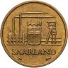 Купить Саар 10 франков (francs) 1954