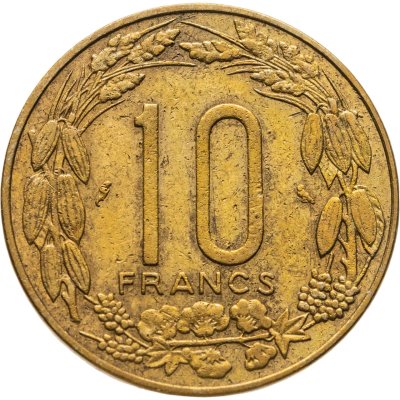 купить Экваториальная Африка и Камерун 10 франков (francs) 1969