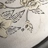 Купить Поднос круглой формы, украшенный  гравировкой с цветами, серебро 875 пр., Московская ювелирная фабрика, СССР, 1956-1962 гг.