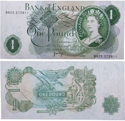 купить Великобритания 1 фунт 1949-1955